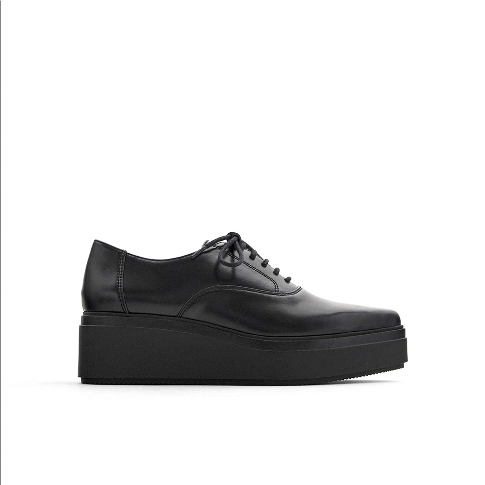 Zara Pointed Toe Platform Oxford